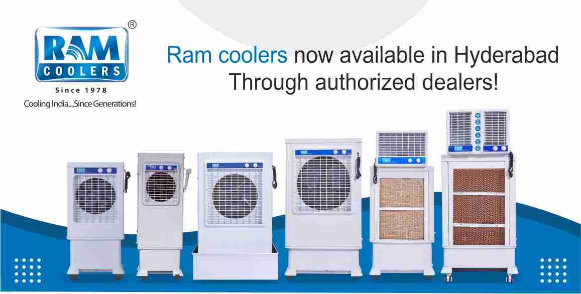 RAM COOLERS NOW AVAILABLE IN HYDERABAD THROUGH AUTHORIZED DEALERS!
