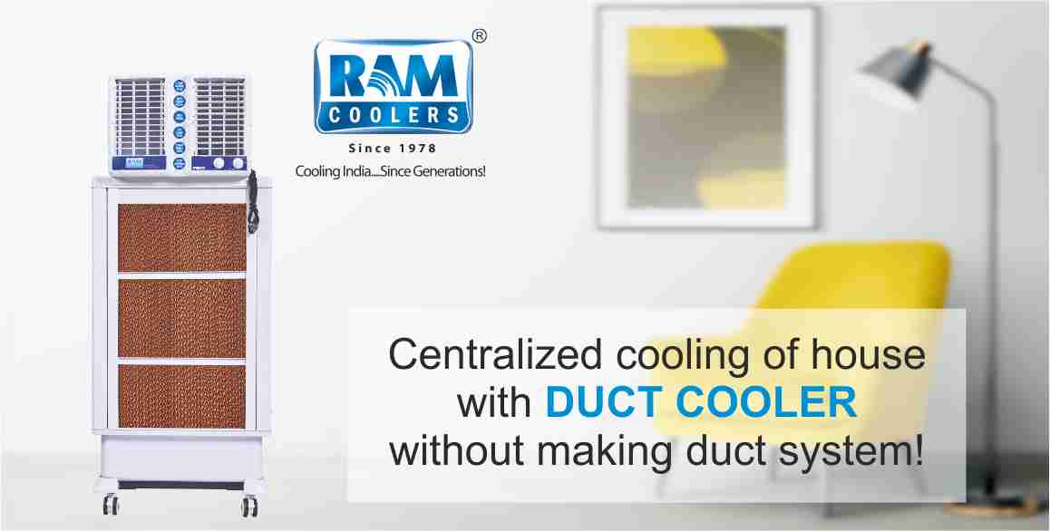 MANAGE THE CENTRALIZED COOLING OF HOUSE WITH DUCT COOLER WITHOUT MAKING DUCTING SYSTEMS